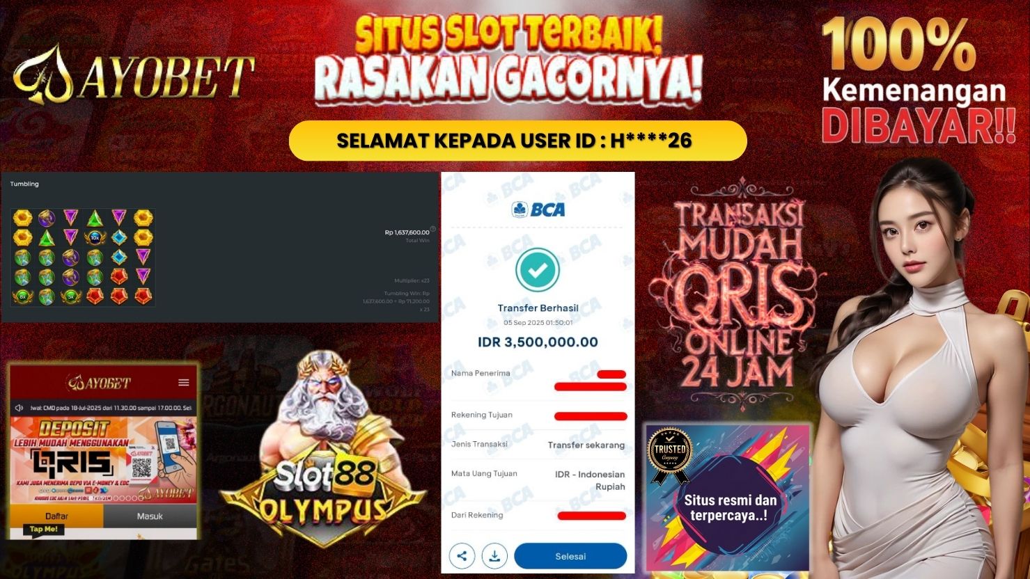 AYOBET JACKPOT SLOT SLOT88 OLYMPUS